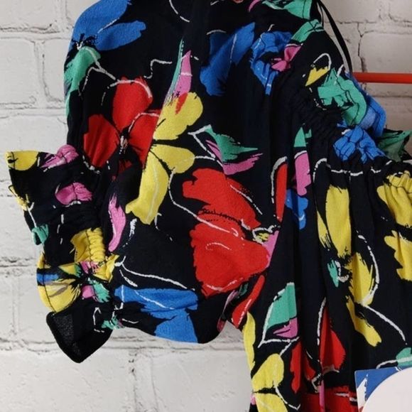 Rixo x Target Black Floral Tie Waist Maxi Dress NWT 2 - Picture 3 of 11